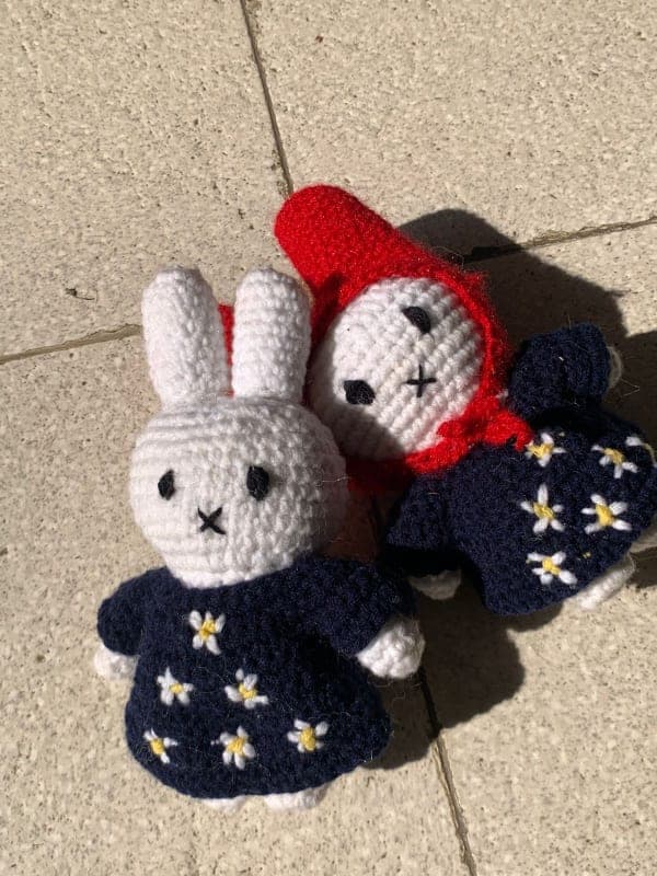 Handmade Crochet Bunny Plush Toy – Soft & Cuddly Amigurumi Doll (Gift for Kids & Decor)